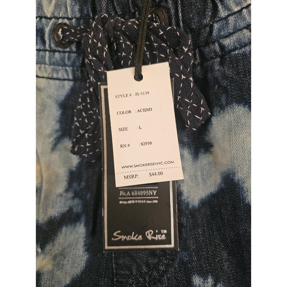 Smoke Rise Short For Men Size:L Color: Blue Wash - Picture 2 of 3